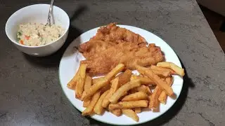 Fish and Chips with a Non Alcoholic Beer Batter
