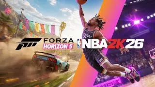 🌐Coach Hou5ton plays Forza Horizon 5 w/Steering Wheel and Pedal 🌐 NBA2K26: The Theater Vertical)