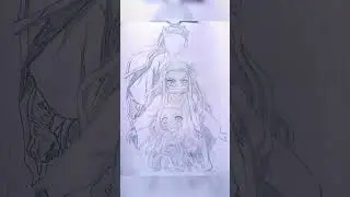 Nezuko Chan drawing Part 3💥🖍️#drawing #nezuko #demonslayer #nezukokamado #shorts #anime #Nikhil' art