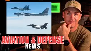 Российские бомбардировщики Ту-95 &laquo;Медведь&raquo; у Аляски &mdash; перехват F-35 и F-16