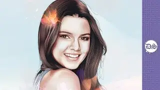 Kendall Jenner  - Vector/Vexel Speed Art #Photoshop