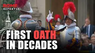 POPE LEO XIV&rsquo;s gesture: First POPE to preside over the SWISS GUARD oath in 57 years