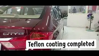 Teflon coating completed #tefloncoating #cardetailing #teflon 