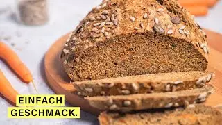 Einfaches 5 Minuten Karottenbrot🥕