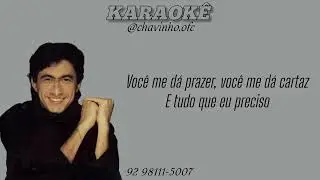 FAGNER - CARTAZ = KARAOKÊ (Play-back original)com backing-vocal 