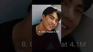 Top 10 most followed Thai actors. 2nd part coming!#blseries #thaibl #mostfollowed