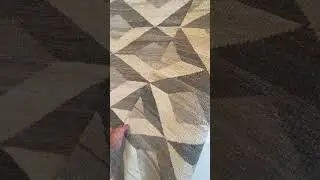 Discover the Art of Parquetry Rug Design #shorts