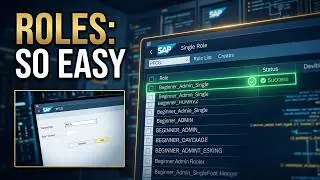 SAP Security PFCG Tutorial | Role Creation Step by Step for Beginners