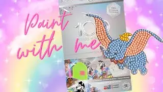 Crystal Art Sticker Disney #4 Dumbo watch me paint