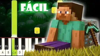 Sweden - Minecraft | Piano Tutorial F&Aacute;CIL | Cover