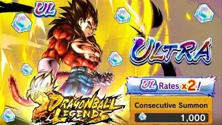 ULTRA SSJ4 VEGETA ULTRA RISING BANNER SUMMONS Dragon Ball Legends #dblegends