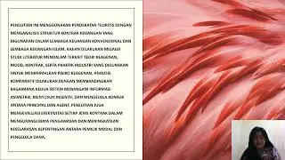 FINANCIAL CONTRACTS IN CONVENTIONAL AND ISLAMIC FINANCIAL INSTITUTIONS tgs ke 7 SAK
