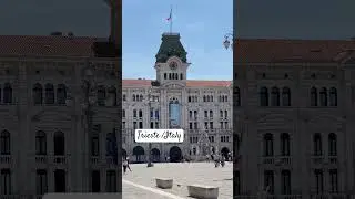 Trieste in Italy ,con la sua PIAZZA UNIT&Agrave; D&rsquo;ITALIA !!!         #travel #italia #square #architecture