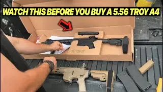 UNBOXING MY NEW TROY A4 OTHER FIREARM 5.56