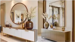 Top Modern Entryway Mirror & Console Table Styling for 2026Trends | Luxury Home Interior Inspiration