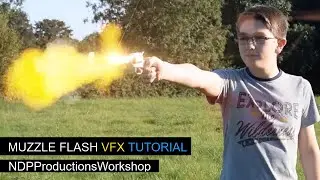 How to create MUZZLE FLASHES for Free | Hitfilm Express Tutorial
