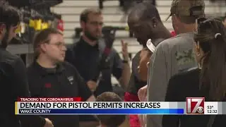 Demand for pistol permits increases