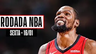 DURANT é CLUTCH no fim; TYSON explode com 39 PTS e CAVS vencem – Rodada NBA 16/01