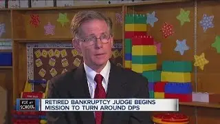 Retired bankruptcy judge talks leading school district