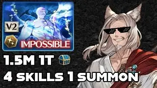 [GBF] The World HL Raid Fire Blue chest 1.5M 4 skills 1 summon Alanaan FLB (Refresh warning)
