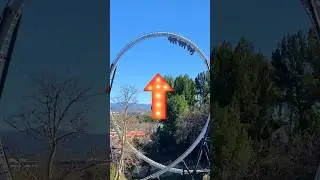 CRAZY big loop on a roller coaster #rollercoaster #pov #shorts #california #viralvideo