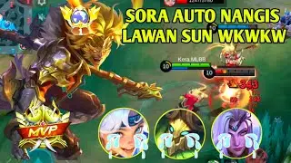 SORA AUTO NANGIS LAWAN TOPGLOBAL SUN WKWKWK (MOBILE LEGENDS) 