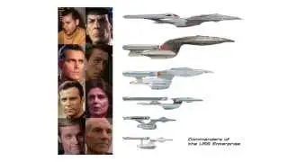 Commanders of the Federation Starship Enterprise 2245-2372