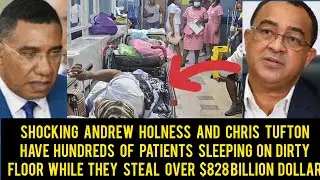Shocking 😳 Jamaica Healthcare System Exposed patient Of To Sleep On Floor While $828 Billion Missing