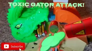 Hot Wheels City Toxic Gator Attack!!!  New Track Set For Summer 2021