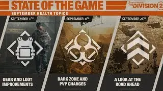 THE DIVISION 2 AWESOME NEWS - LOOT 2.0 & GEAR IMPROVEMENTS, PVP CHANGES & MORE!
