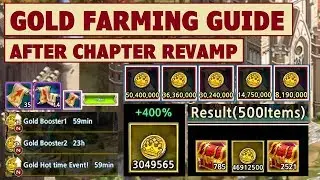 King's Raid - Gold Farming Guide + After Revamp of Chapters