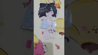 Part 2 making paper doll #art #cute #micin