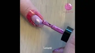 Totally Whipped Dry Brush flower nails part 1 - Twinbambi