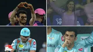 Kuldeep Sen की Last Over ने पलटा Match | Yuzvendra Chahal ने दिखाया Dhanashree को Heart Symbol😱😱😱