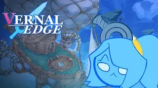 🔴≪Vernal Edge≫ Slide、up slash、jump、slash、slash、down strike、FIRE BLAST！