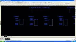 How to draw multi span beam reinforcement plan in excel and cad tutorial