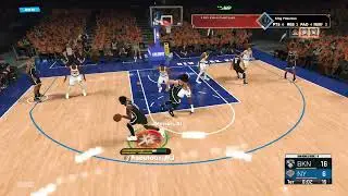 NBA 2K23 my career incredible dunk on RJ Barrett and Mitchell Robinson