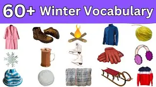 Winter Vocabulary in English | Winter related words in English | Daily use English Words | #english