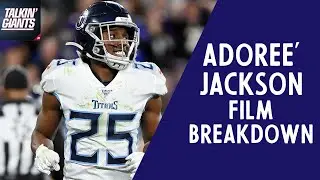 Giants CB Adoree' Jackson Film Breakdown