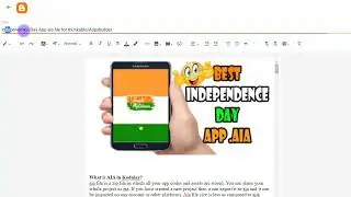 Independence Day App aia file for thunkable   Appybuilder