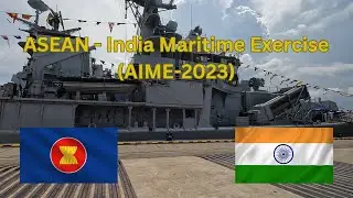 Some of the Ships of ASEAN - India Maritime Exercise 2023