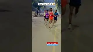 21km Run Half marathon😱🔥 #hardwork #training #ytshorts #workout #marathon #nevergiveup #running