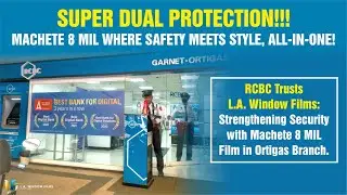 Super Dual Protection with Machete 8 MIL | Nano-Tech Safety & Security Window Films | LA Window Film