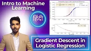 Gradient Descent in Logistic Regression | Complete Derivation Explained | In Hindi