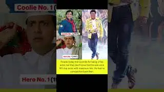 Govinda: 90s Ka Undisputed Superstar 🔥 | From Coolie No.1 to Hero No.1