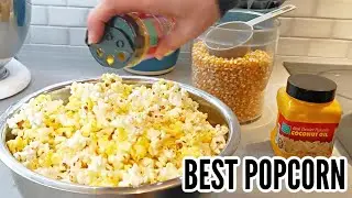 BEST way to make POPCORN on the Stove / EASY clean up!