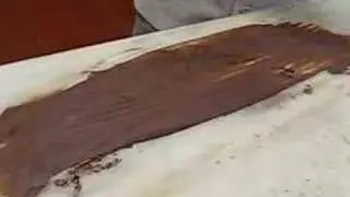 Making chocolate cigars