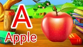 A for apple/ phonic song with one word/chiku study class/ nursery rhymes/ abcd song/22 October 2025🍒