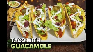 Homemade Maxican Veg Taco Recipe |Guacamole Recipe | Restaurant Style #tacos #recipe