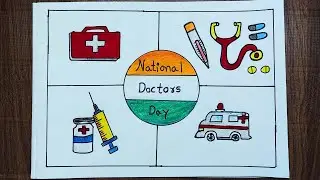 Doctors Day Drawing / National Doctors Day Drawing Easy / Happy Doctors Day Drawing / Doctors Day
